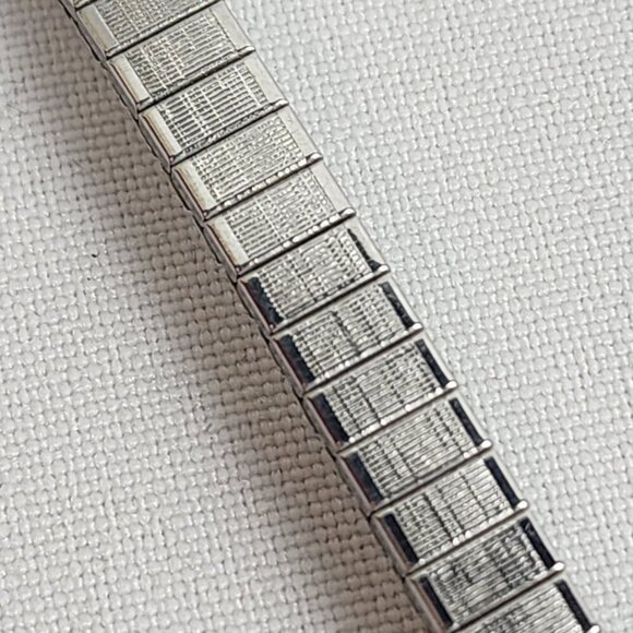 Vintage Sterling Silver Turquoise Flower Watch Strap - Picture 3 of 7